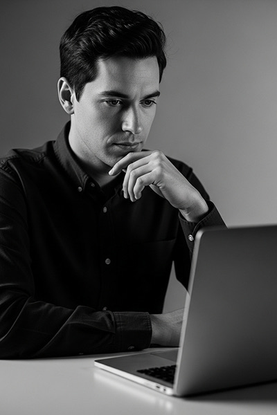 Nonprofit team reviewing website analytics together